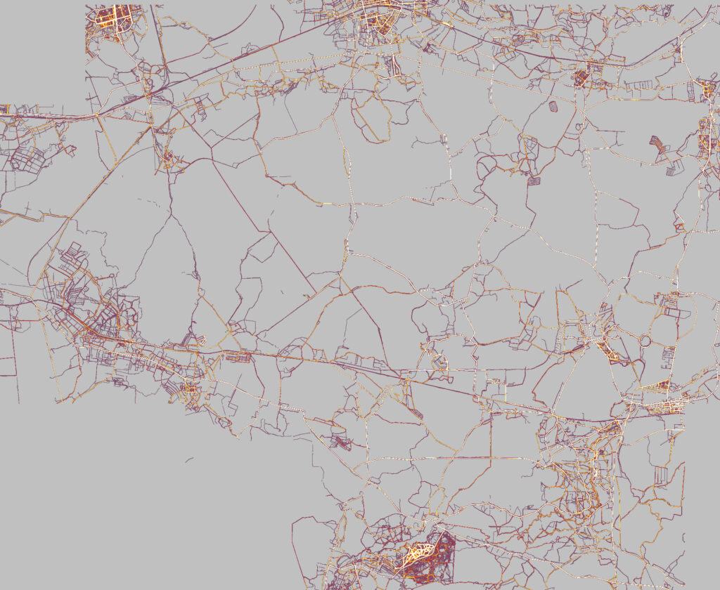 Strava tracks